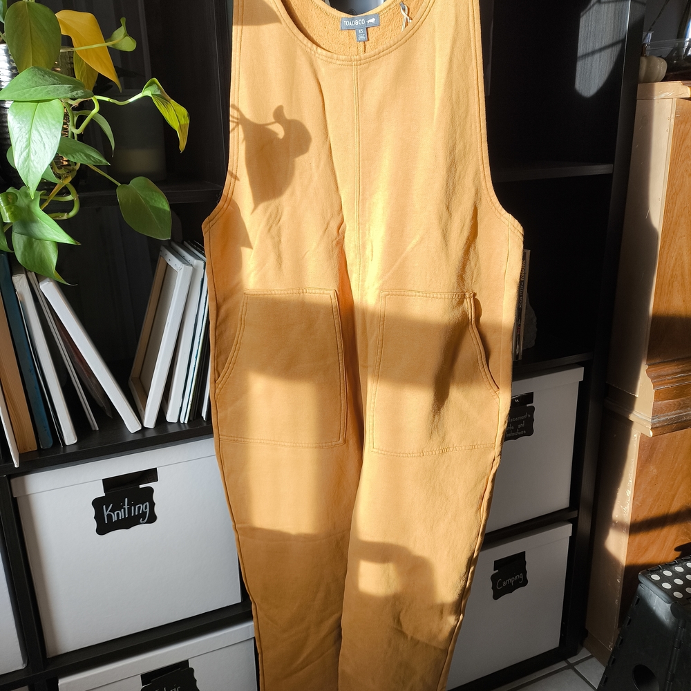 Toad&Co. Yellow Jumpsuit With Pockets